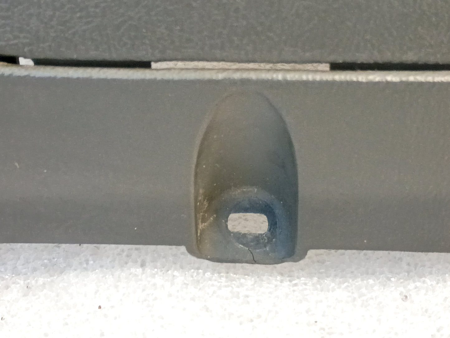 92-96 Dark/Granite Gray Lower Dash Knee Panel Trim (Used) Ford F150 F250 F350 Bronco