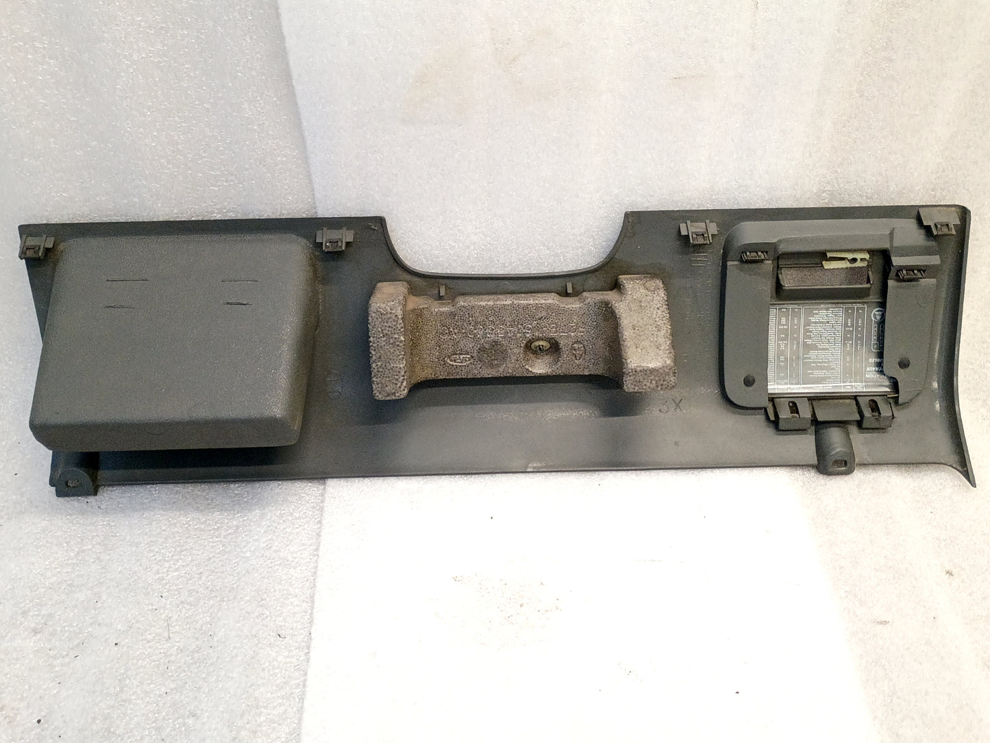 92-96 Dark/Granite Gray Lower Dash Knee Panel Trim (Used) Ford F150 F250 F350 Bronco