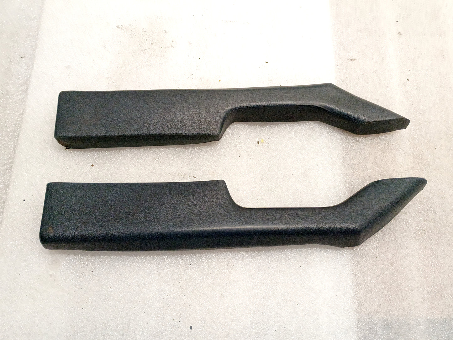 Dark Harbor Blue Ford arm rest set for 1980-1986 F150, F250, F350, Bronco, OEM parts, specific 1983 hue.