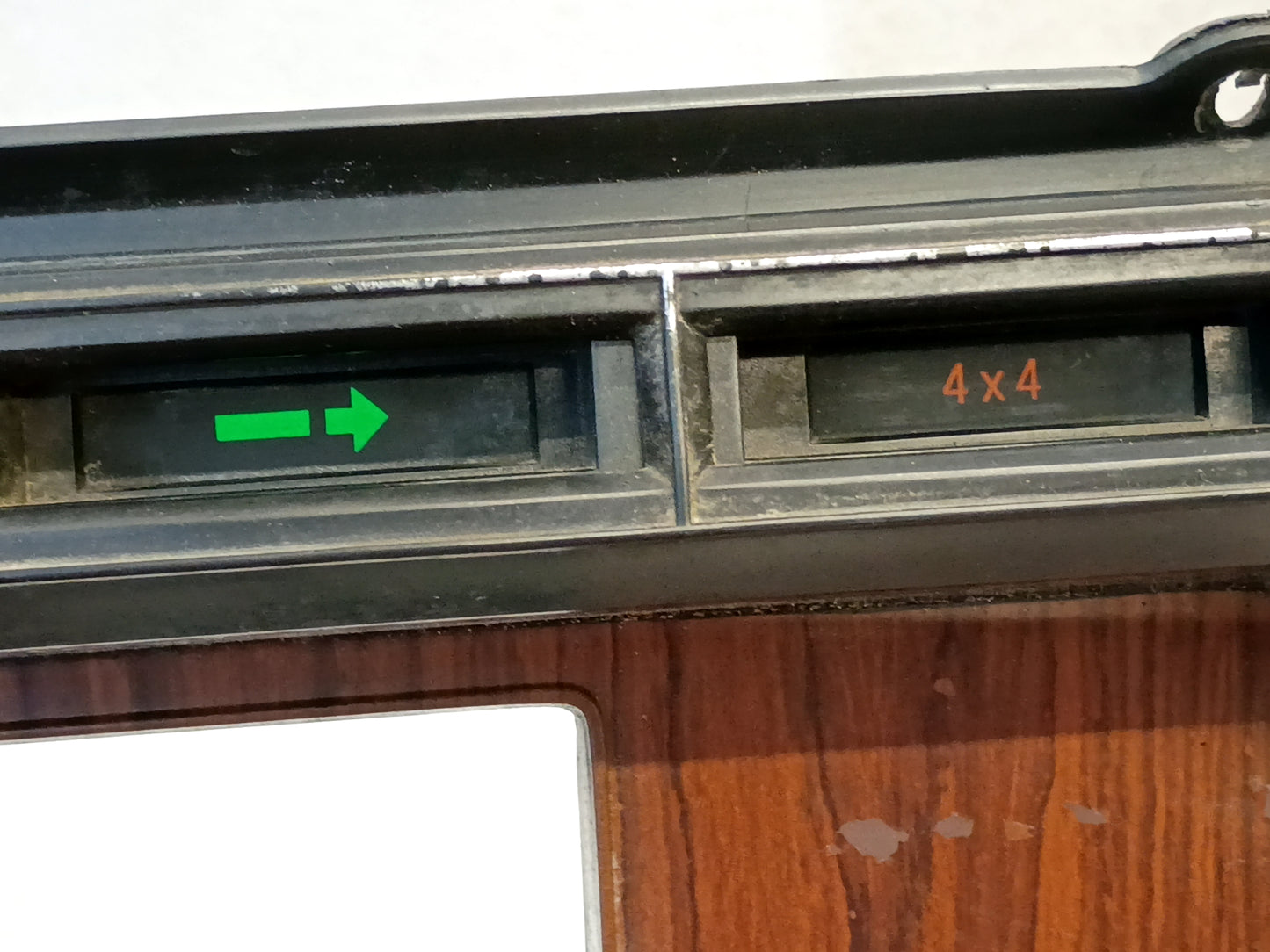 80-86 Diesel Rose Wood Gauge Cluster Bezel (Used) Ford F250 F350