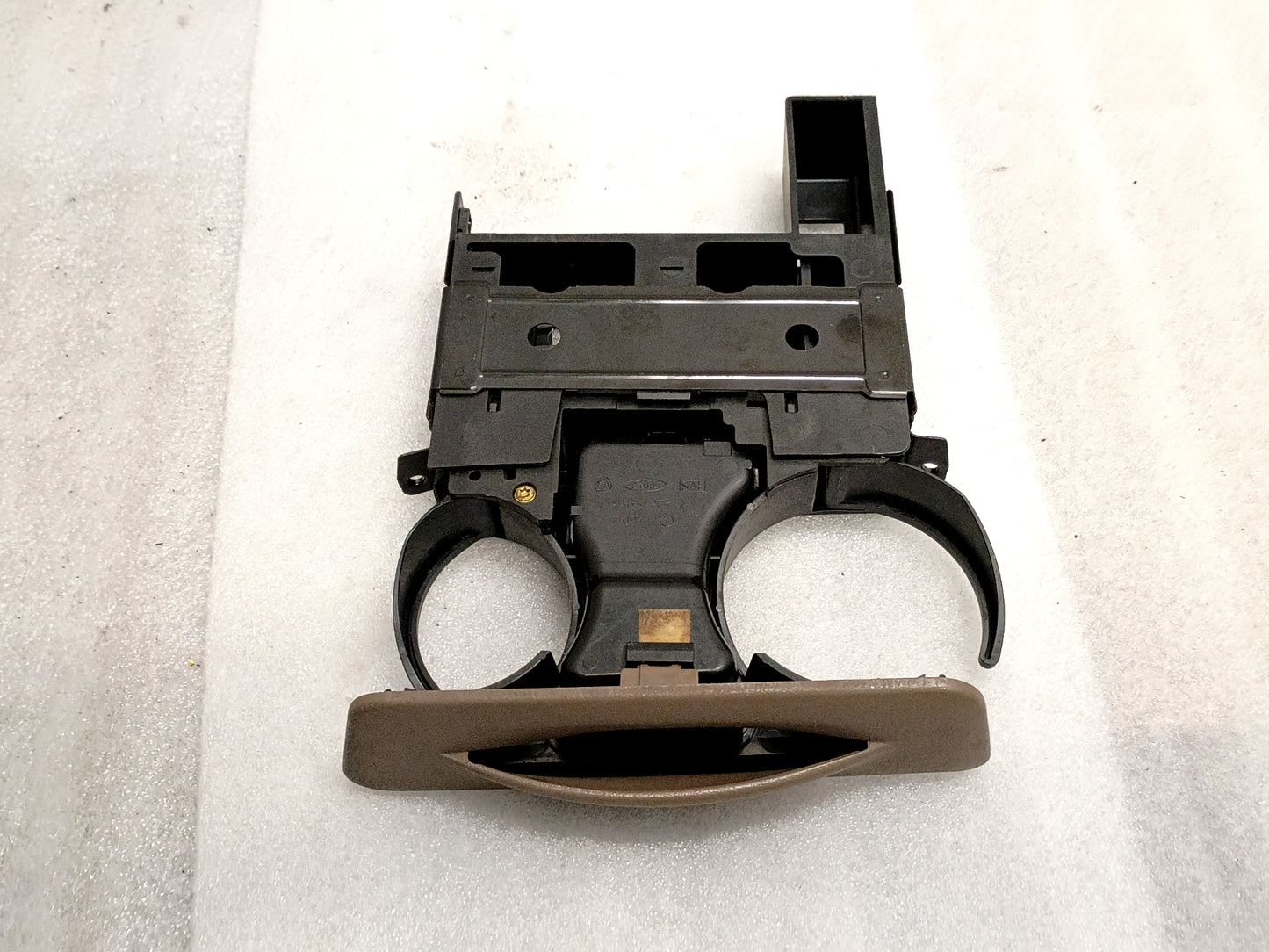 99-04 Tan Pull Out Cup Holder (Used) OEM Ford F250 F350 Super Duty