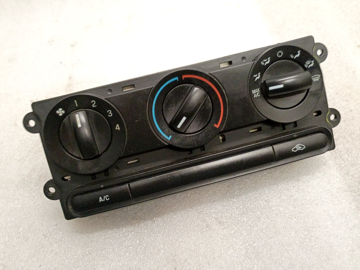 08-10 HVAC Heater Temp Climate Control Switch Panel (Used) OEM Ford F250 F350 Super Duty