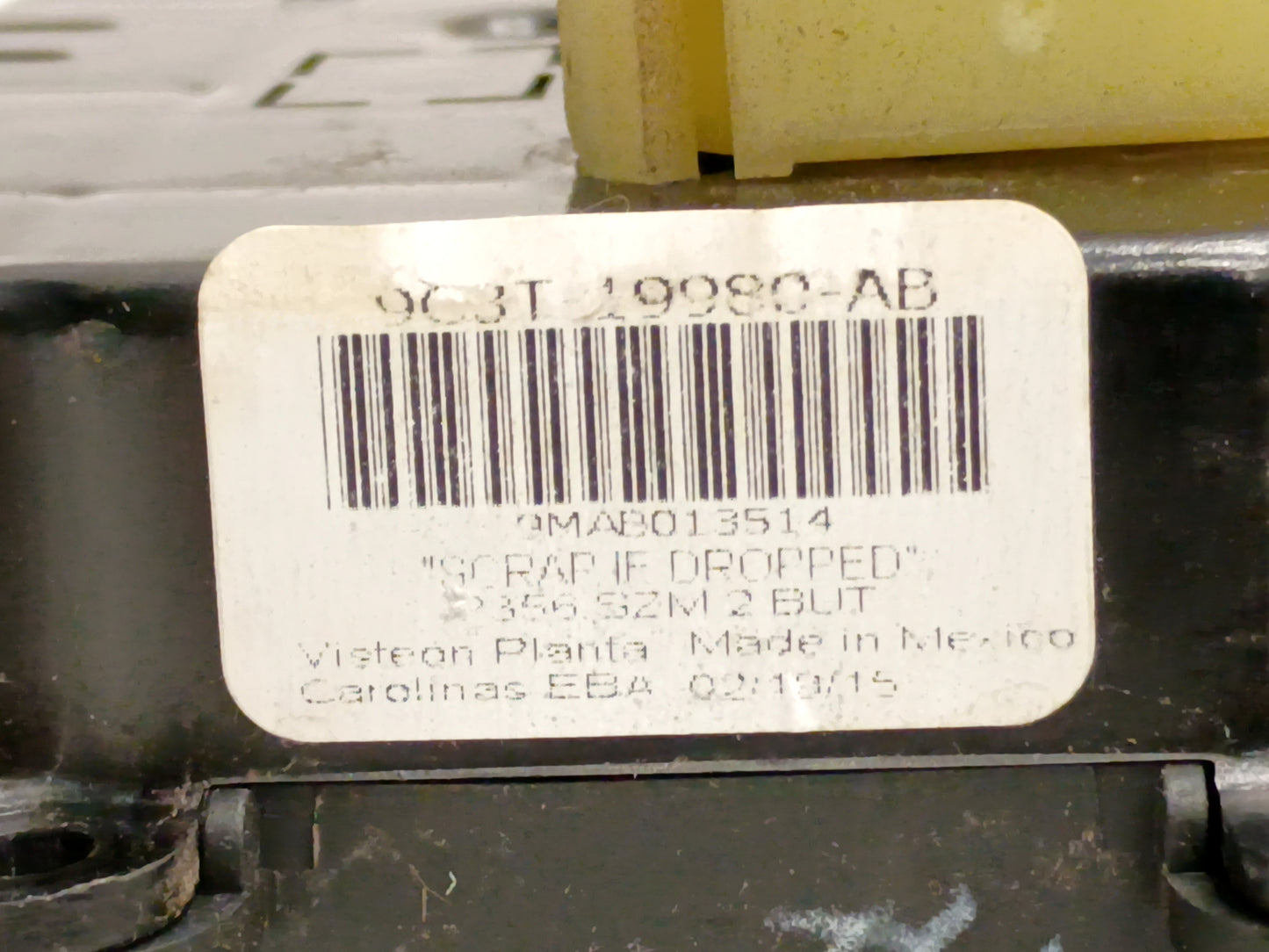 08-10 HVAC Heater Temp Climate Control Switch Panel (Used) OEM Ford F250 F350 Super Duty