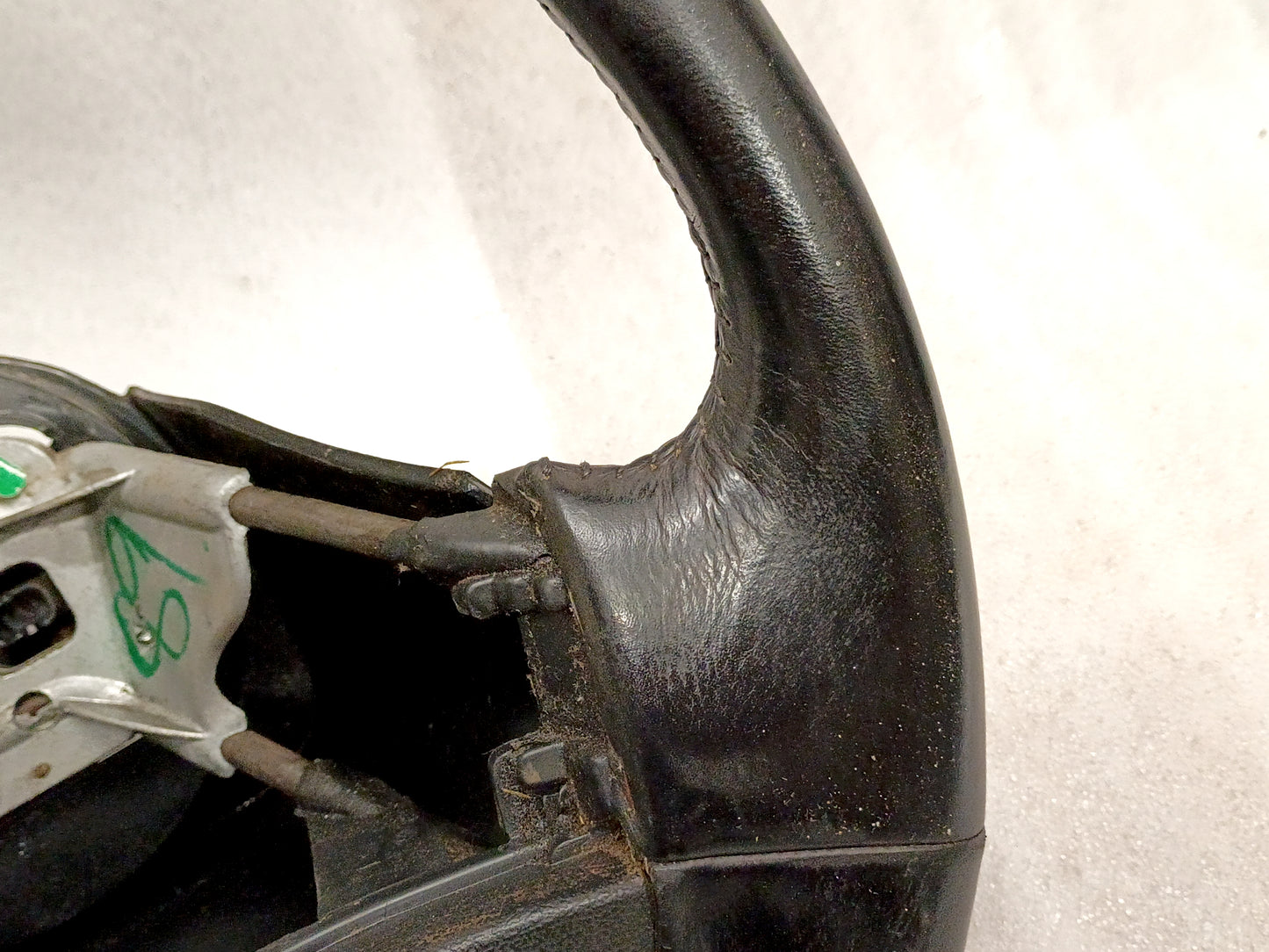 92-97 Leather Steering Wheel (Used) F150 F250 F350 Bronco OEM