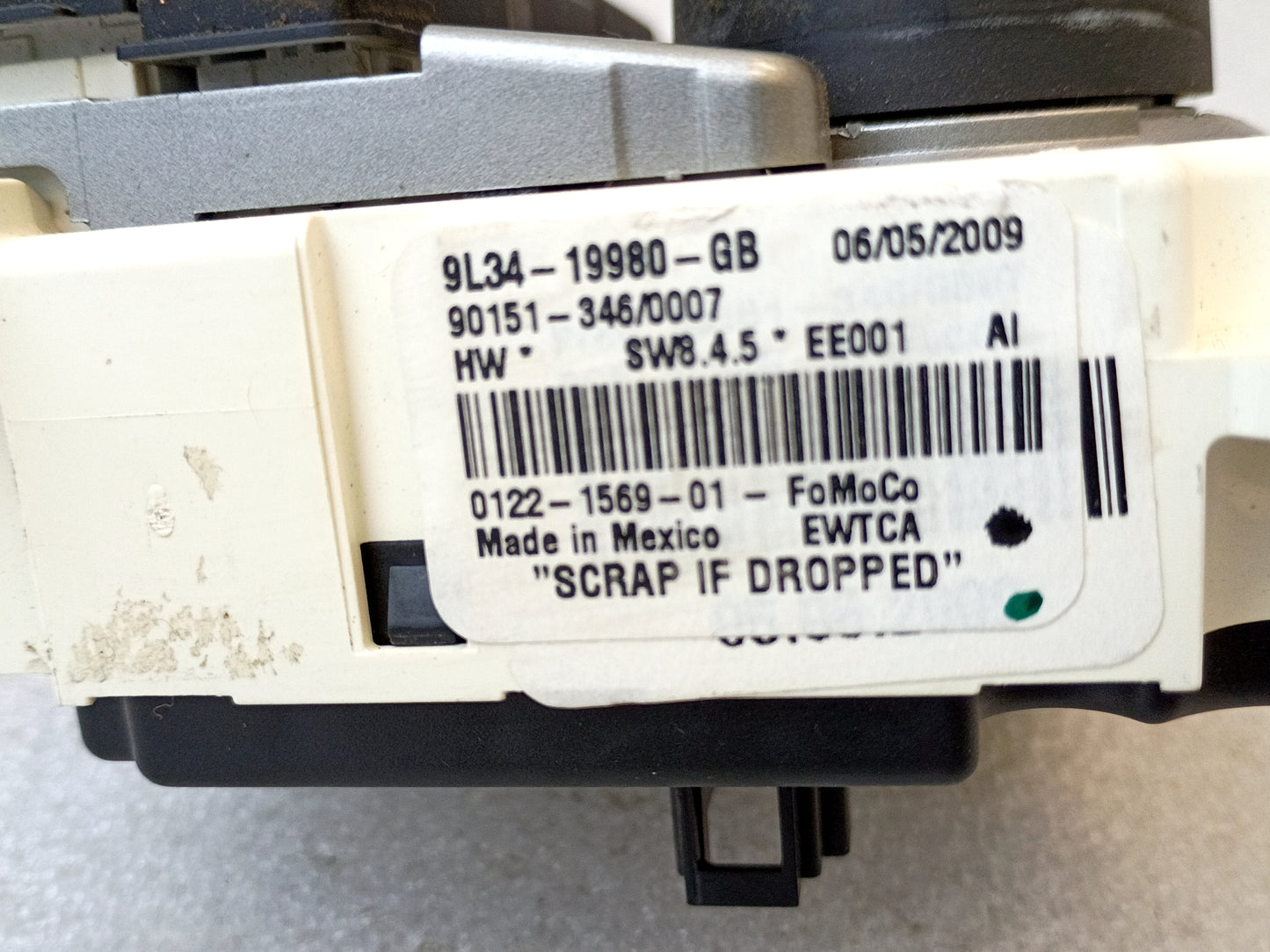 09 F150 Heater Control 9L34-19980-GB (Used) OEM Ford F150 HVAC
