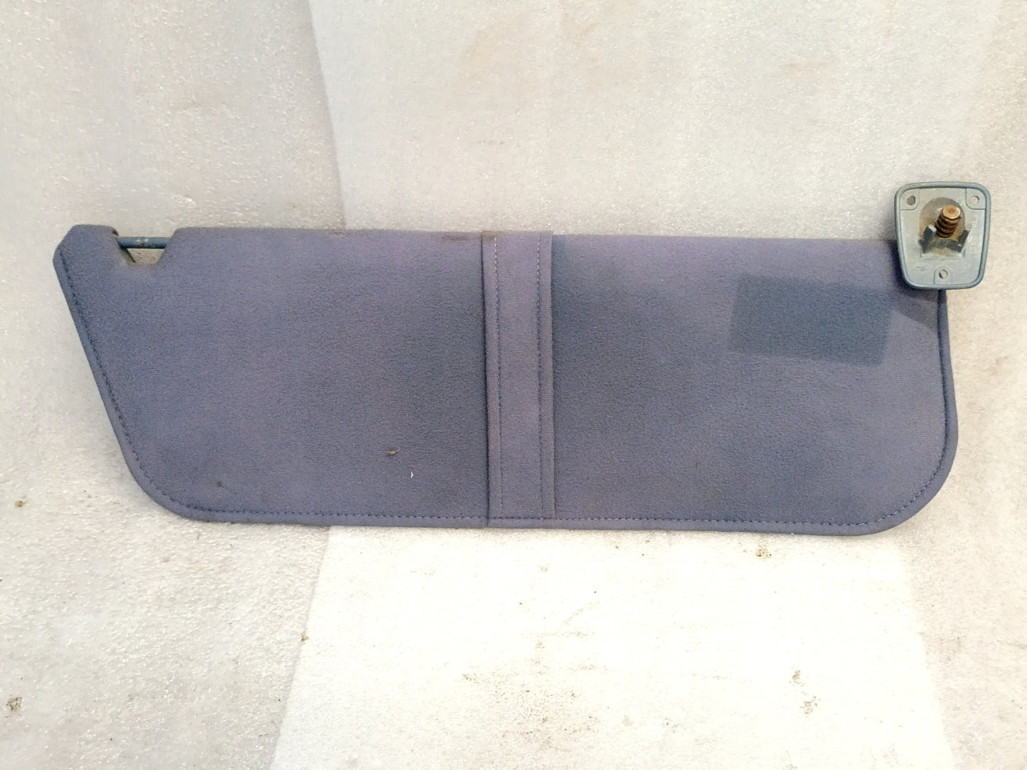 87-91 Bright Blue Cloth Sun Visors Pair (Used) F150 F250 F350 Bronco OEM