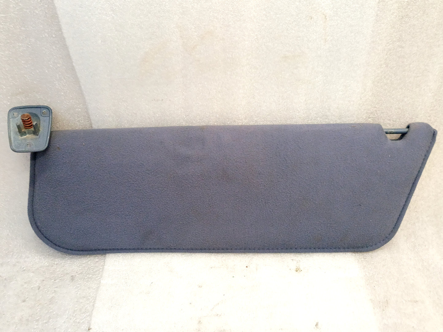 87-91 Bright Blue Cloth Sun Visors Pair (Used) F150 F250 F350 Bronco OEM