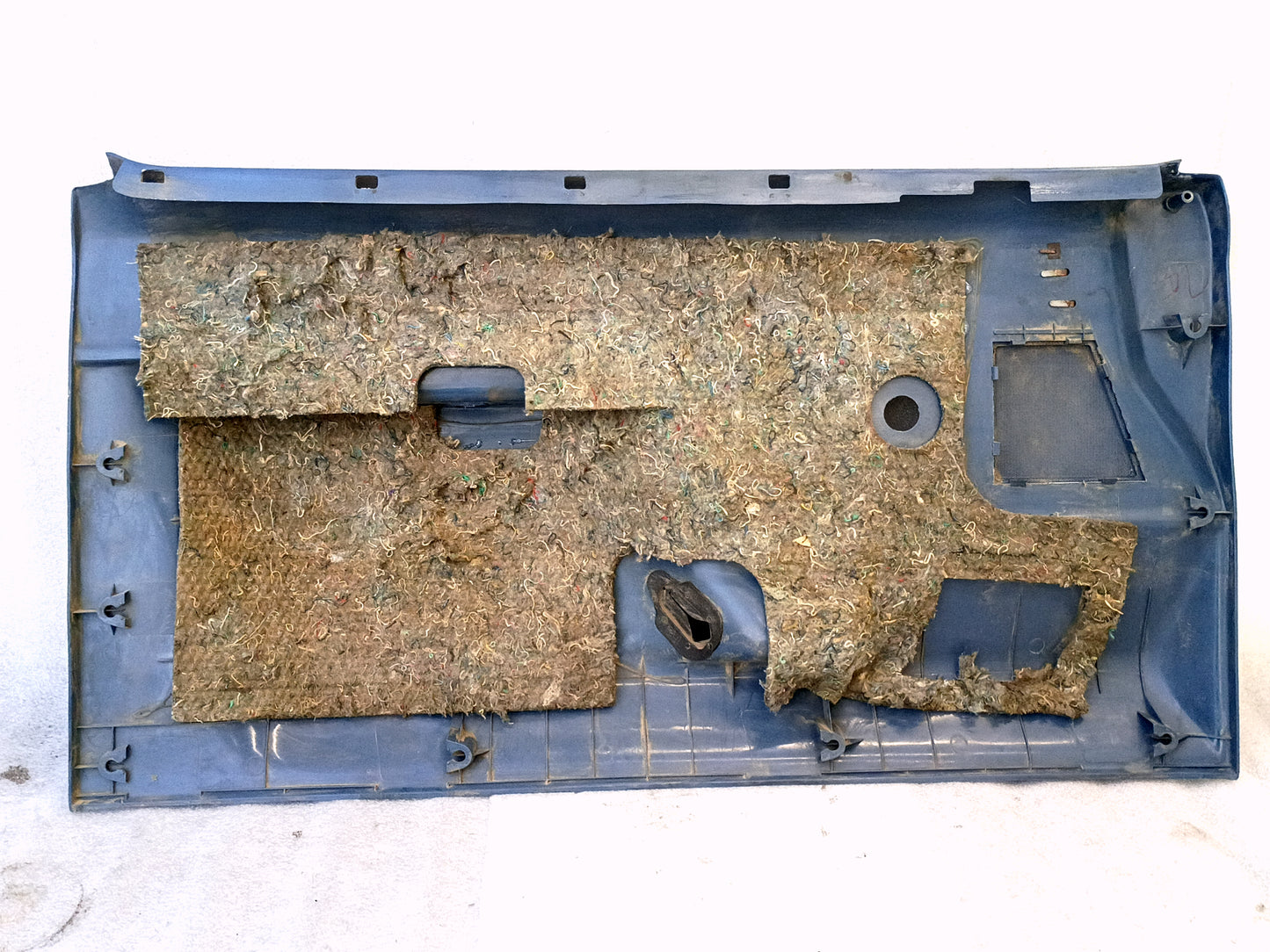 87-91 Deluxe Light Blue Door Panel Set Manual Windows (Used) F150 F250 F350 Bronco XLT