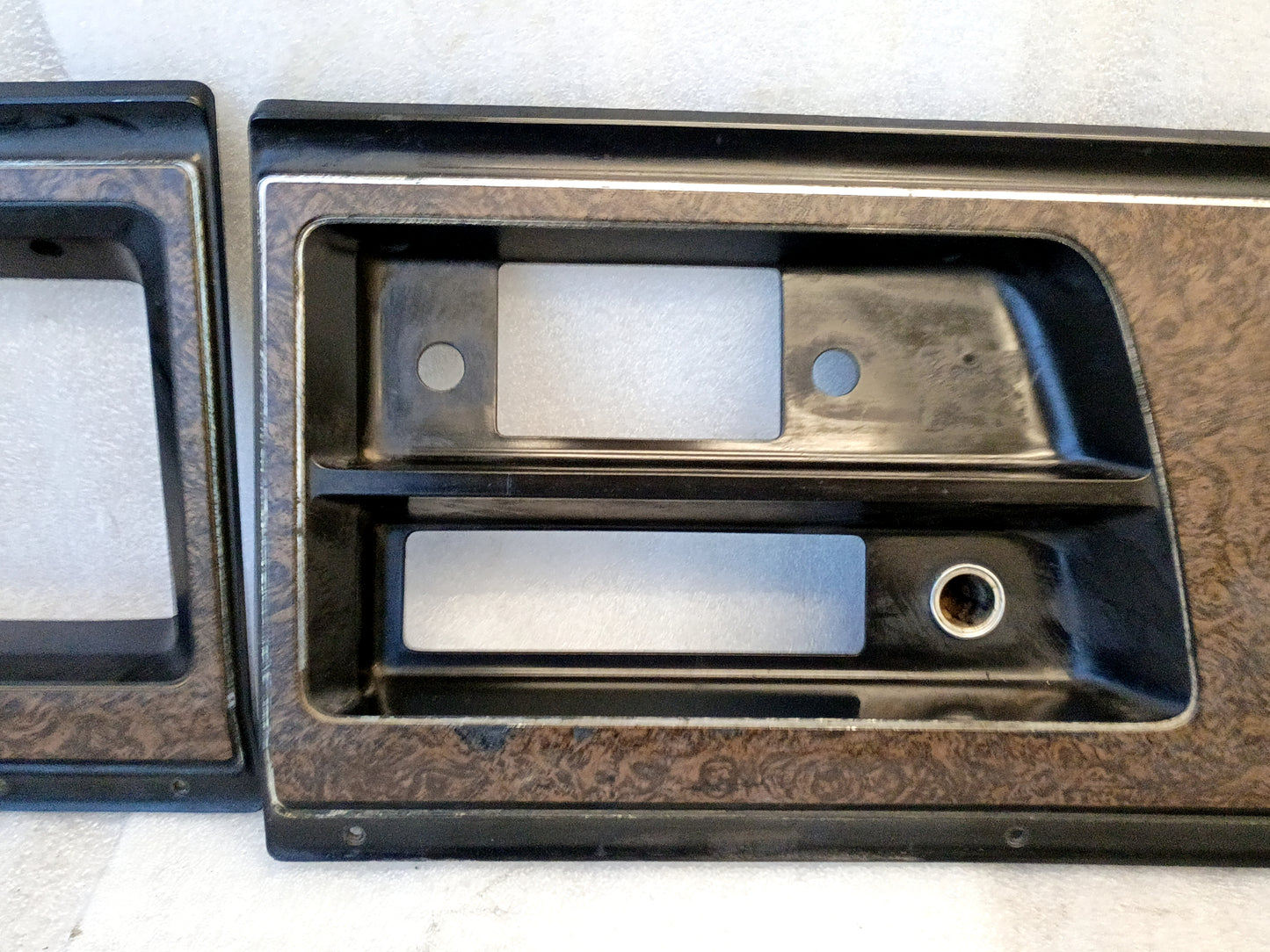78-79 Wood Grain Cluster & Radio Bezel Set (Used) Ford Econoline Van OEM