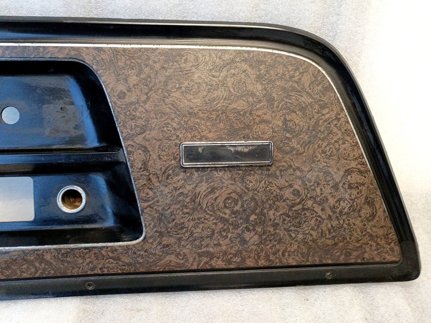 78-79 Wood Grain Cluster & Radio Bezel Set (Used) Ford Econoline Van OEM