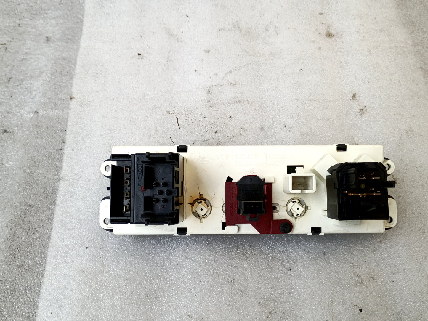 05-07 HVAC Heater Temp Climate Control Switch Panel (Used) OEM Ford F250 F350 Super Duty