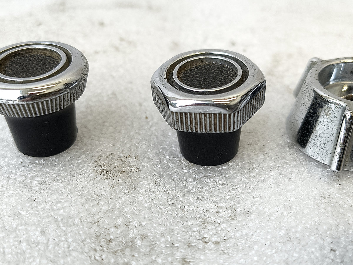 73-79 Chrome & Black Knob Set (Used) F150 F250 F350