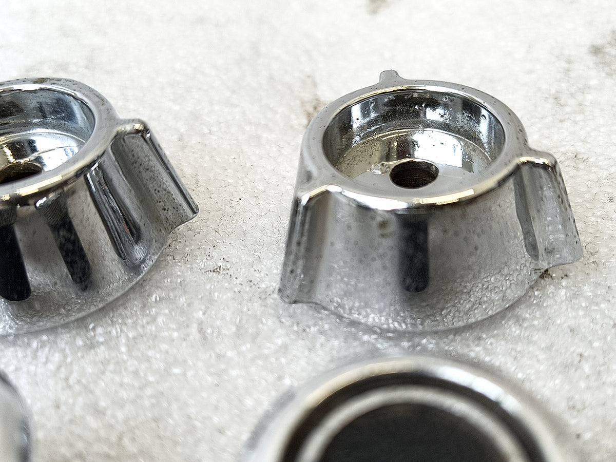 73-79 Chrome & Black Knob Set (Used) F150 F250 F350