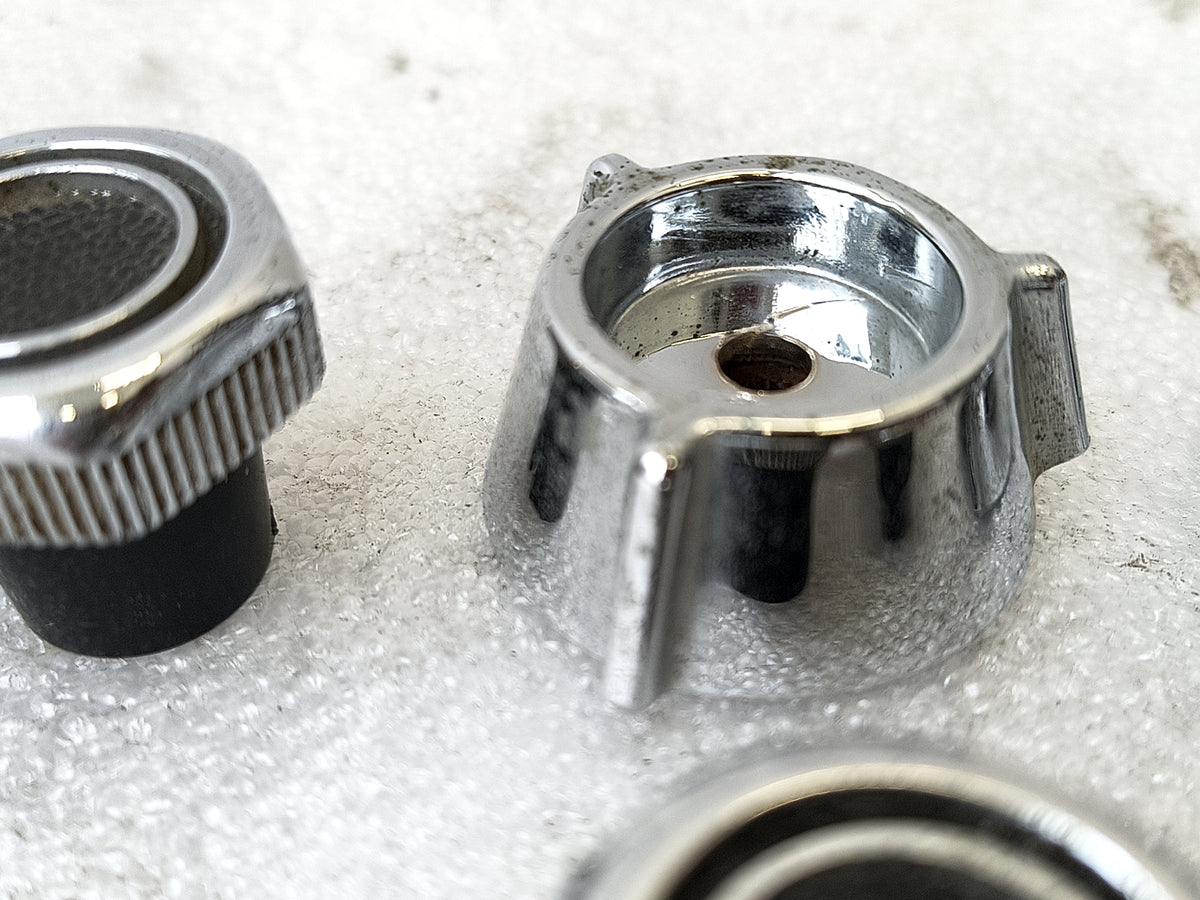 73-79 Chrome & Black Knob Set (Used) F150 F250 F350