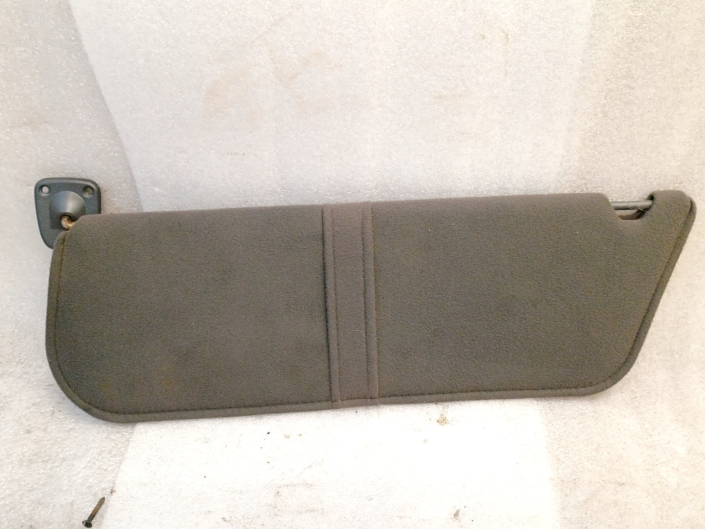 87-91 Dark Gray Cloth Sun Visors Pair (Used) F150 F250 F350 Bronco OEM