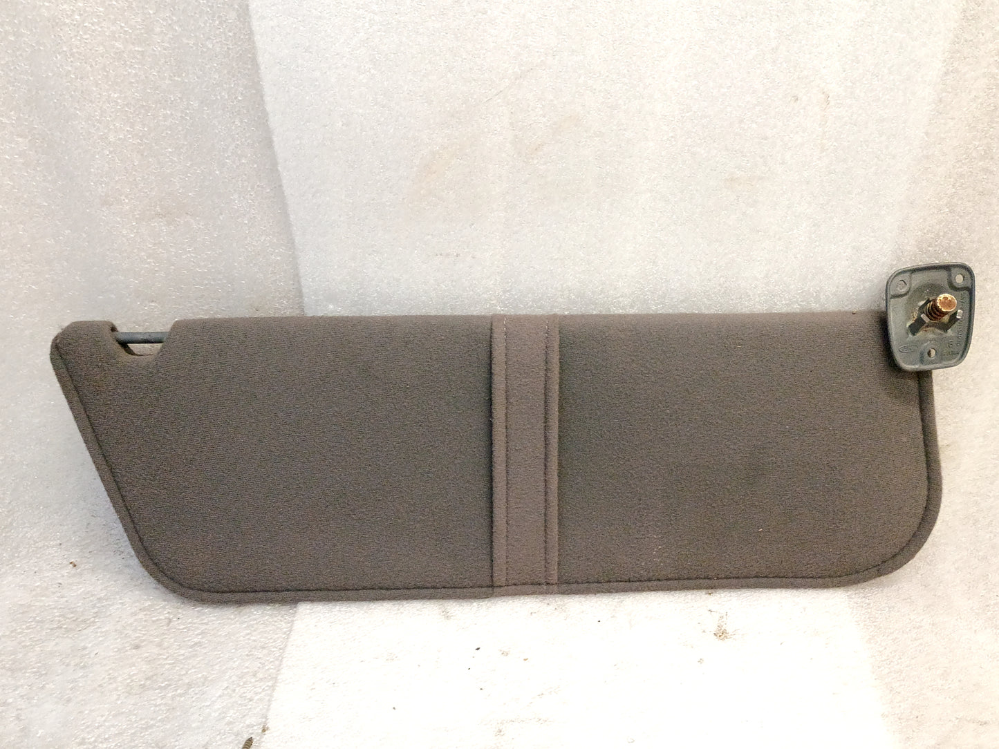 87-91 Dark Gray Cloth Sun Visors Pair (Used) F150 F250 F350 Bronco OEM
