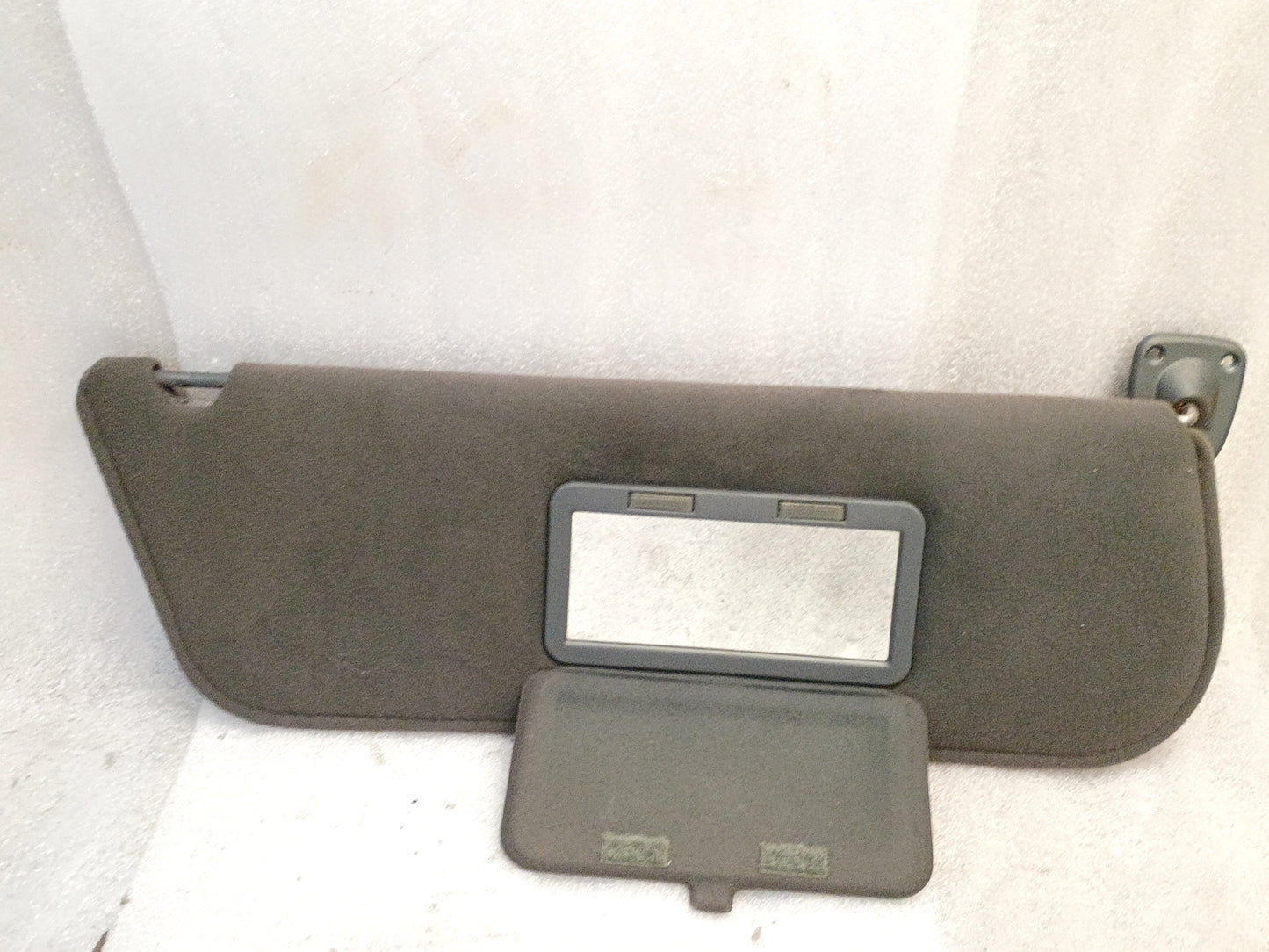 87-91 Dark Gray Cloth Sun Visors Pair (Used) F150 F250 F350 Bronco OEM