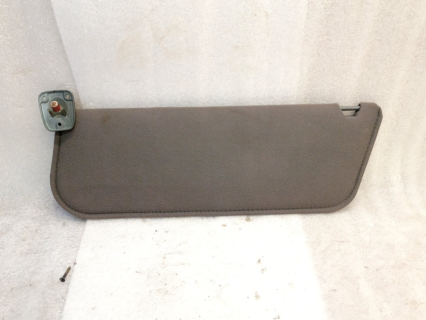 87-91 Dark Gray Cloth Sun Visors Pair (Used) F150 F250 F350 Bronco OEM
