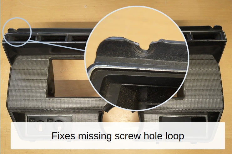 80-86 Instrument Cluster Bezel Screw Tab Repair Kit