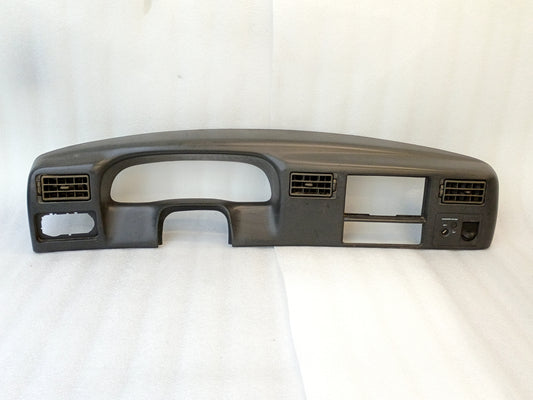 99-04 OEM Gray Gauge Cluster Bezel with AC Vent (Used) Ford F250 F350 Super Duty