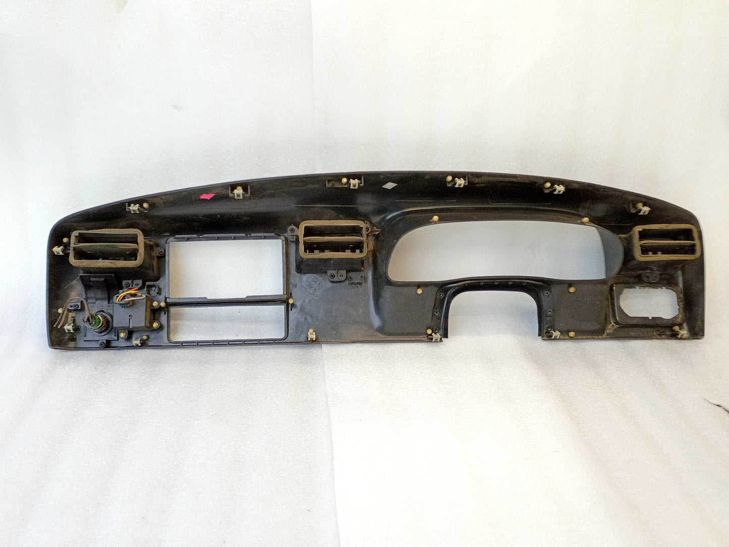 99-04 OEM Gray Gauge Cluster Bezel with AC Vent (Used) Ford F250 F350 Super Duty