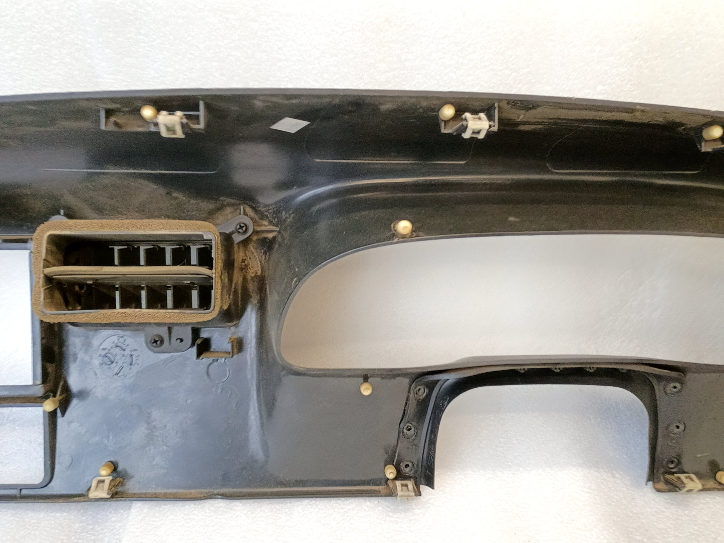 99-04 OEM Gray Gauge Cluster Bezel with AC Vent (Used) Ford F250 F350 Super Duty