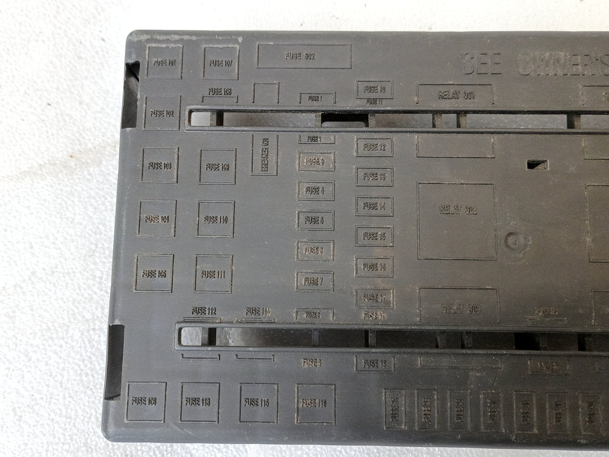 02-07 Fuse Panel Cover 2C7T-14N003-BB (Used) F250 F350 Super Duty