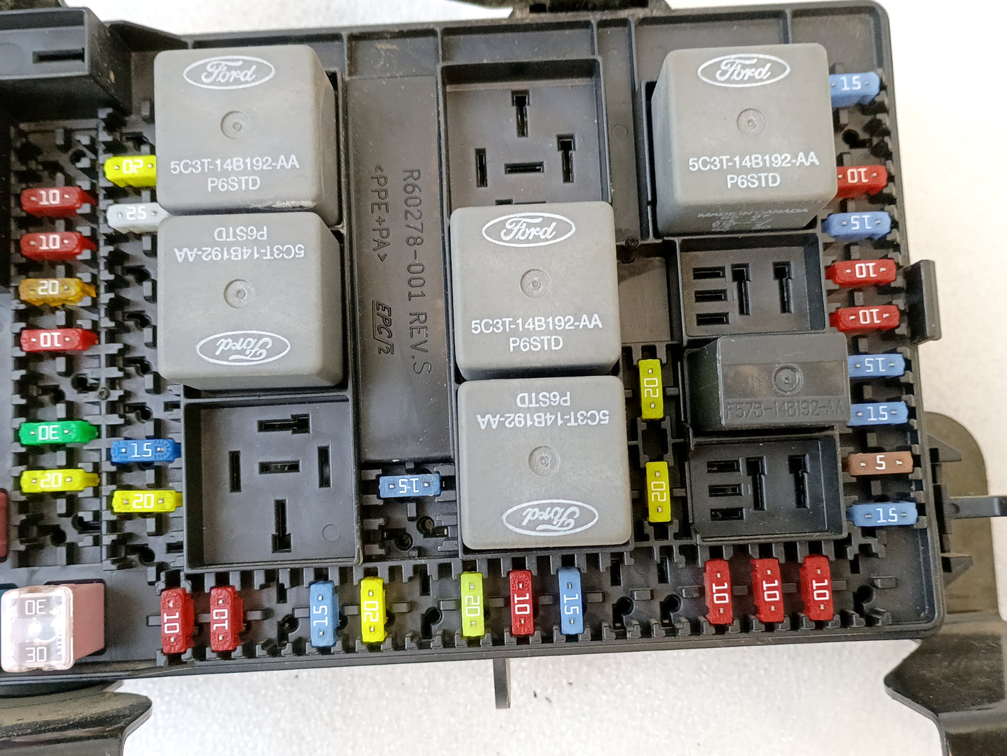 05-07 Fuse Panel/Box Interior Cabin 5C3T-14A067-BE (Used) OEM Ford F250 F350 Super Duty
