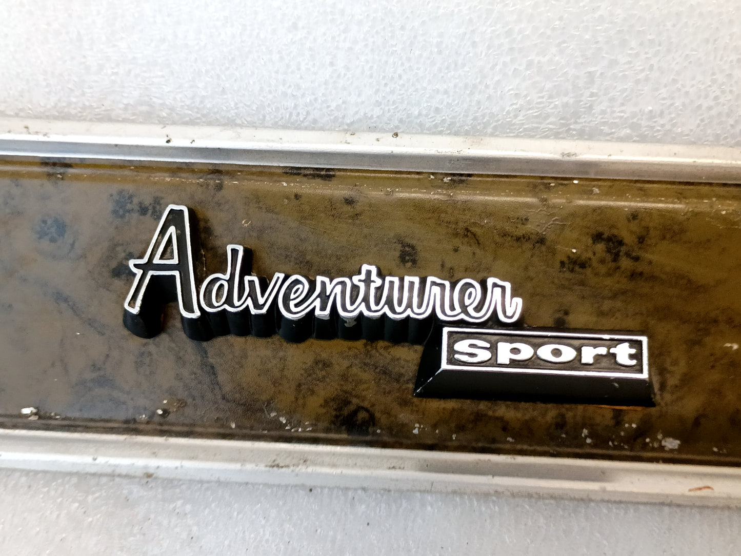 75-80 Dodge Truck Wood Grain Dash Trim Adventurer Sport AC (Used) D100 W100 D150 D200
