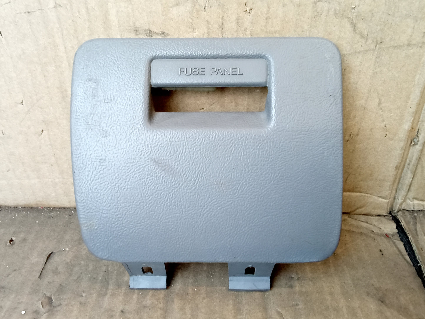 92-96 Light Gray/Opal  Fuse Panel Cover (Used) Ford F150 F250 F350 Bronco