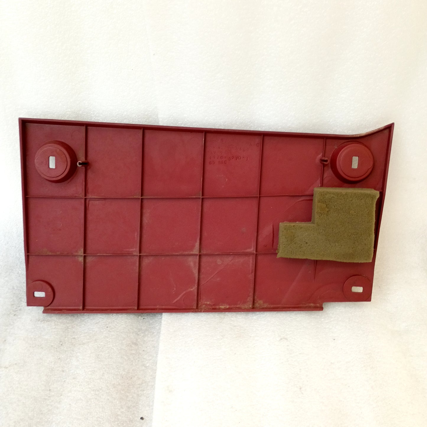 87-91 Red Fuse Panel Cover  (Used) Lower Dash Trim Knee BolsterF150 F250 F350 Bronco