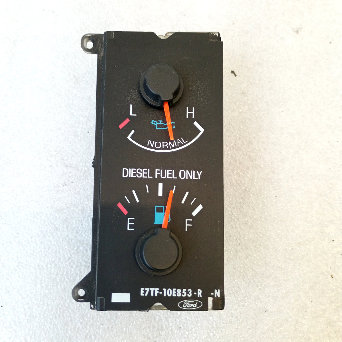 REFURBISHED 87-91 Oil & Diesel Fuel Gauge (Remanufactured) Ford F150 F250 F350 Bronco OEM