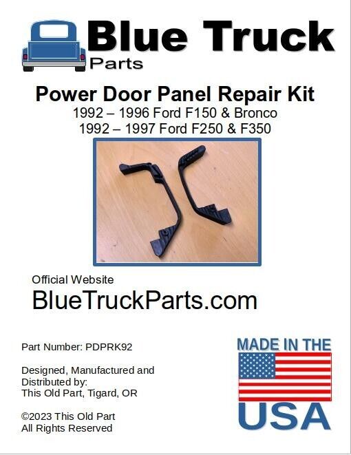 1992-1997 Deluxe Power Door Panel Repair Brackets