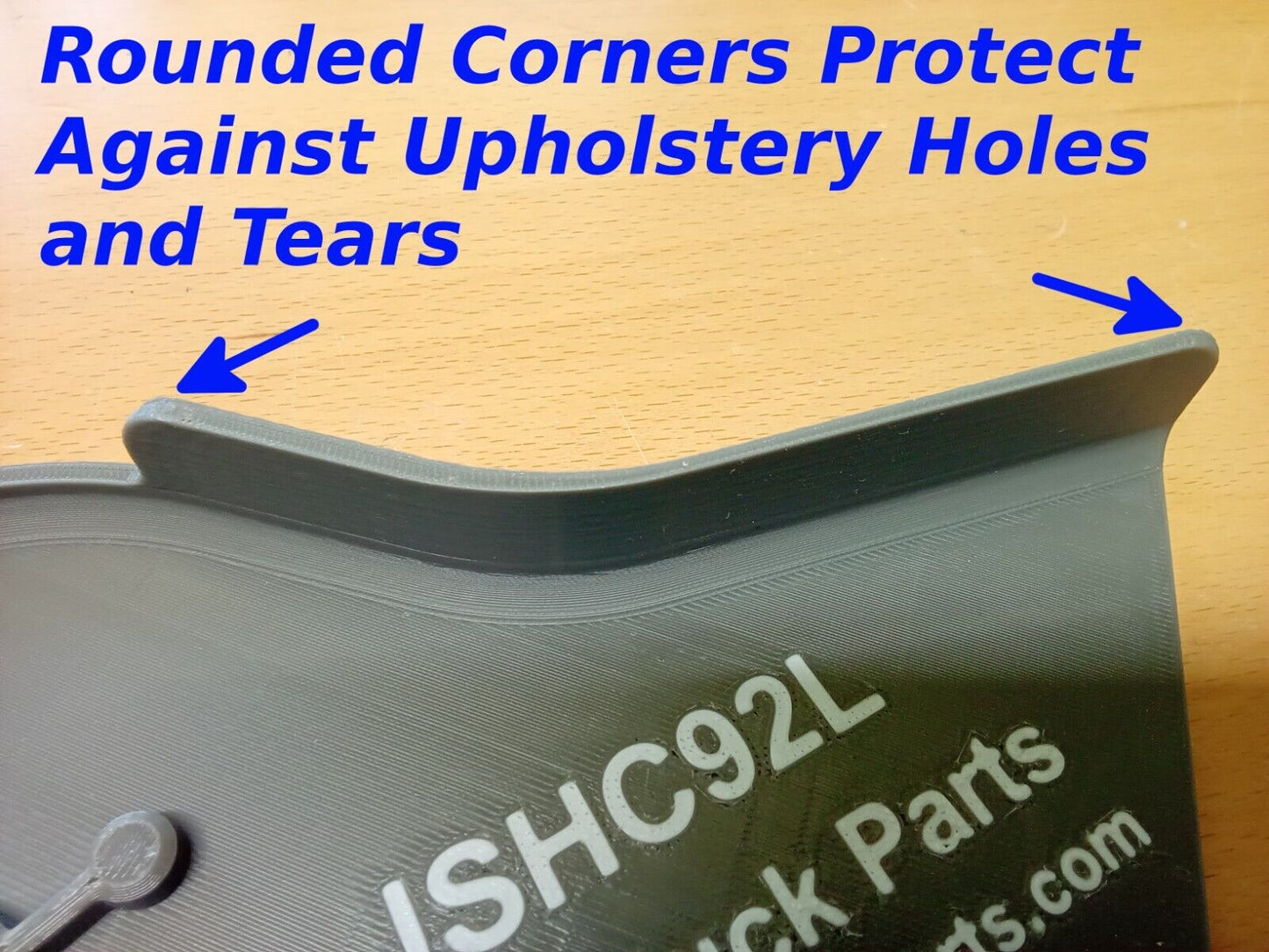92-97 Tan/Mocha Split Seat Hinge Covers 40/20/40 Ford F150 F250 F350 OBS