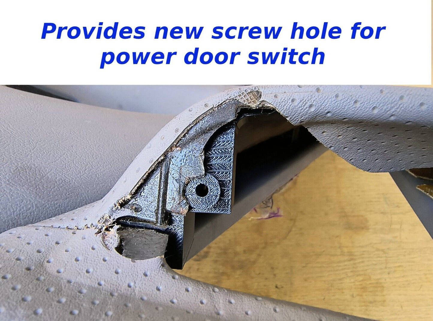 1992-1997 Ford Crew Cab Deluxe Power Door Panel Repair Brackets F250 F350 OBS