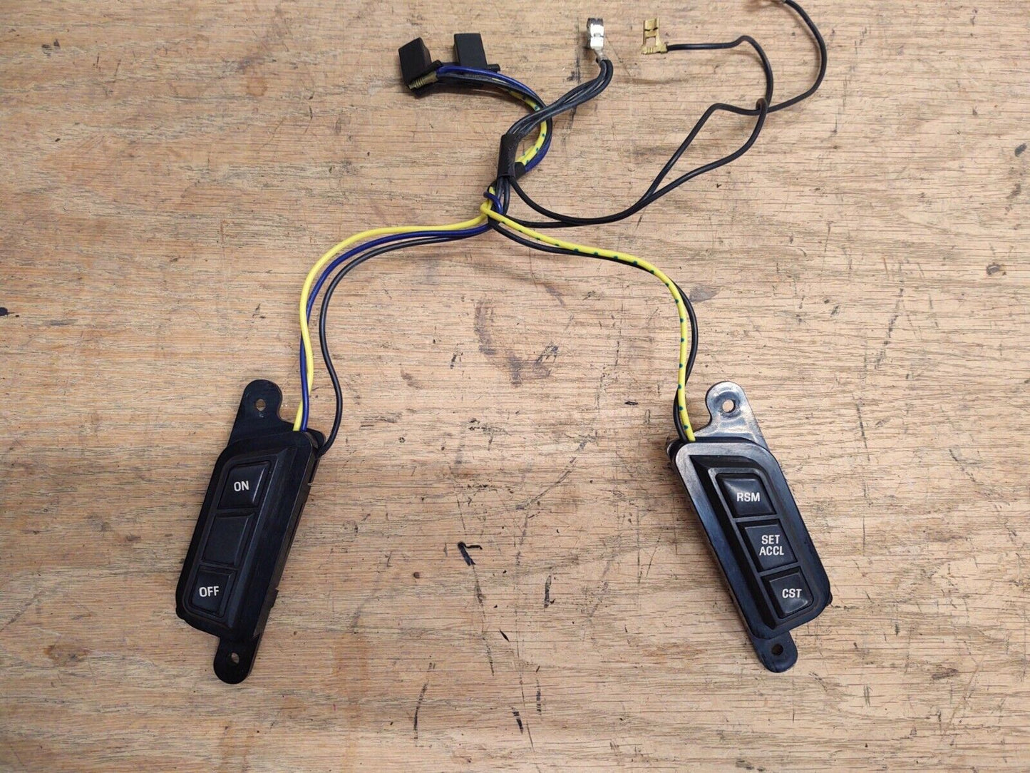 87-91 Cruise Control Buttons for Steering Wheel (Used) F150 F250 F350 Bronco OEM