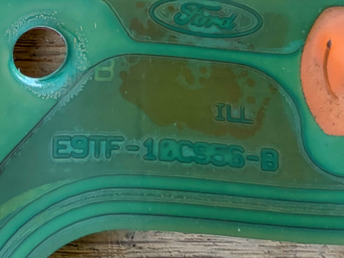 Ford gauge cluster circuit board, part number E9TF-10C956-B, for 87-91 F-series and Bronco with tachometer.