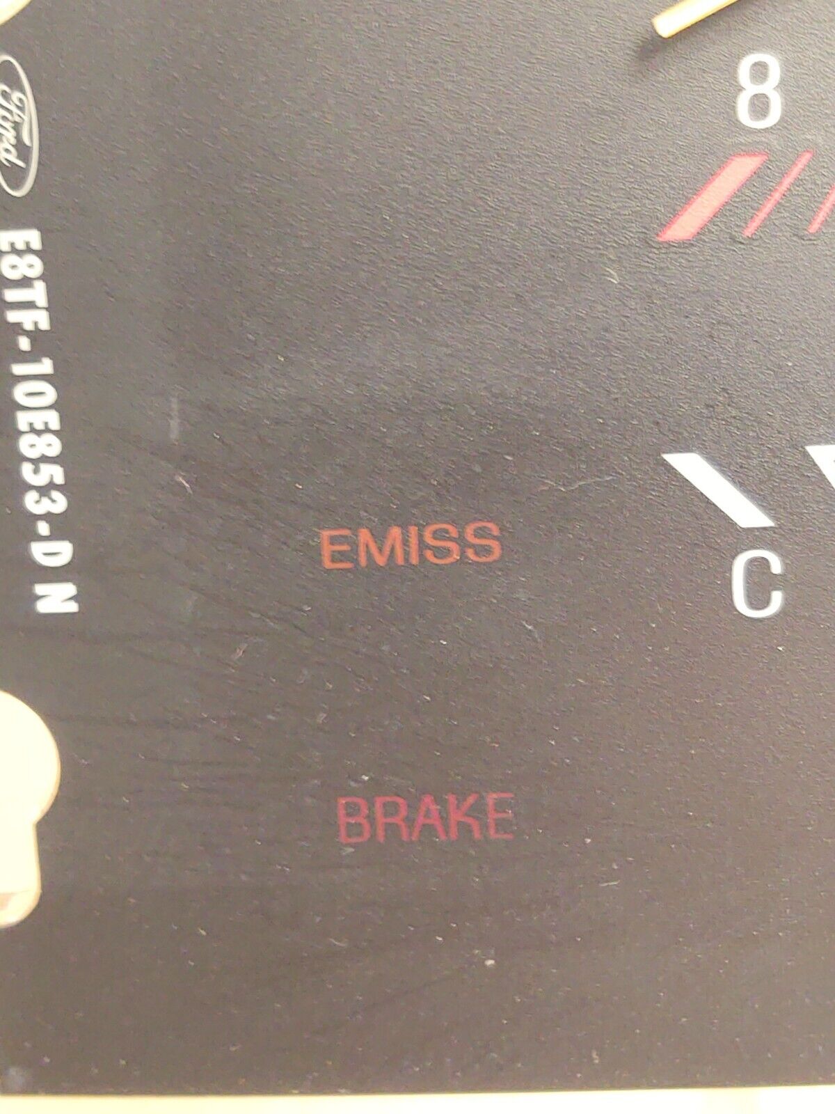 87-91 Volt/Battery & Temp Gauge Without Tach (Used) Ford F150 F250 F350 Bronco OEM