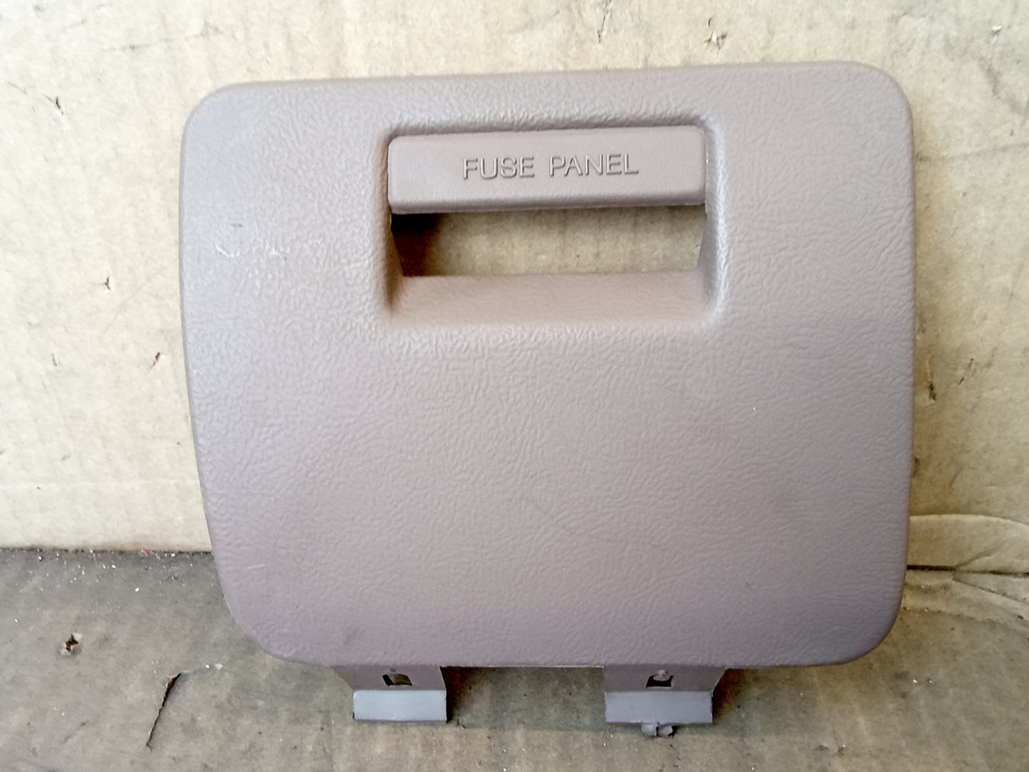 92-96 Tan/Mocha Fuse Panel Cover (Used) Ford F150 F250 F350 Bronco
