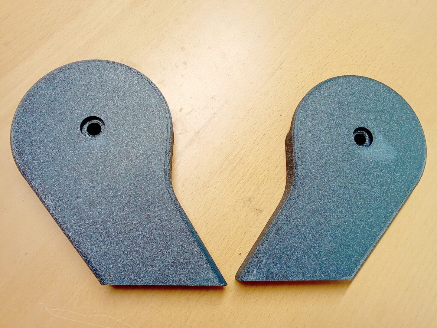 92-97 Dark/Crystal Blue Split Seat Hinge Covers