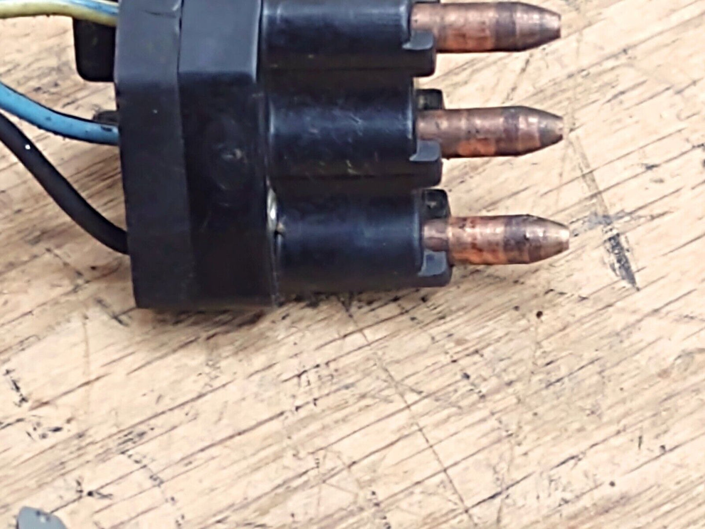 92-96 Clock Spring 3 Prong Harness Wide Connector (Used) F150 F250 F350 Bronco OEM