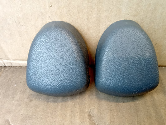 92-96 Dark Blue Seat Belt Loop Bolt Cover Cap Pair (Used) Ford F150 F250 F350 Bronco