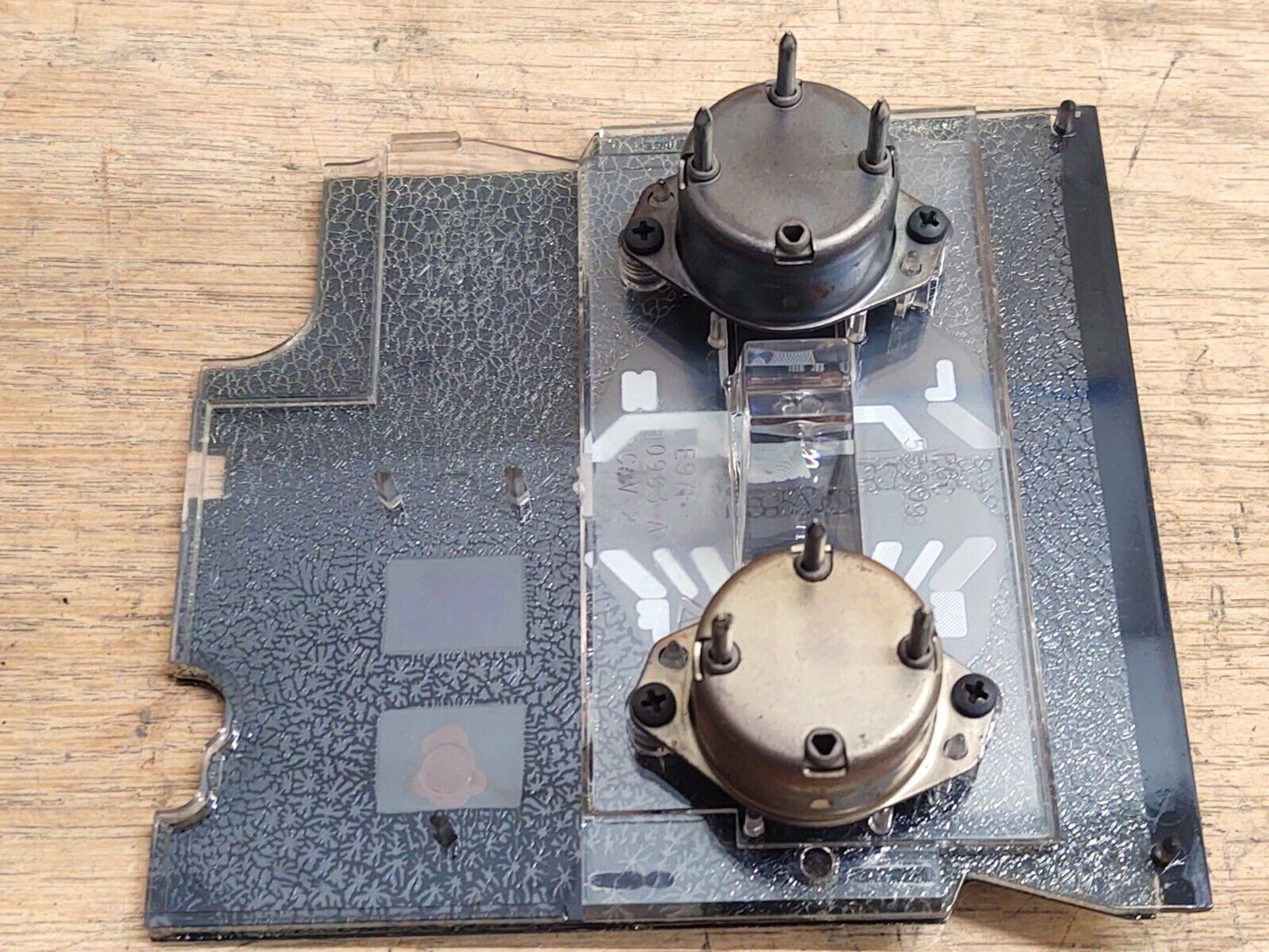 87-91 Oil & Gas Gauge (for no tach clusters) (Used) Ford F150 F250 F350 Bronco OEM